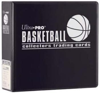 Ultra Pro Black 3 Inch D Ring Basketball Collectors Album
