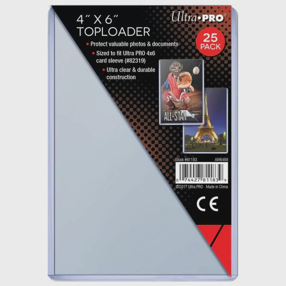 Ultra Pro - 4"x6" Toploader