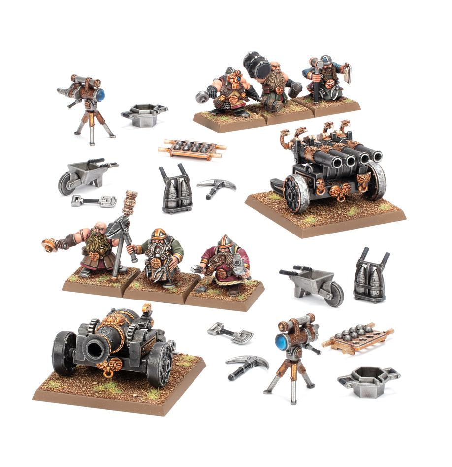 10-14 Dwarfen Mountain Holds - Dwarf Cannon and Organ Gun