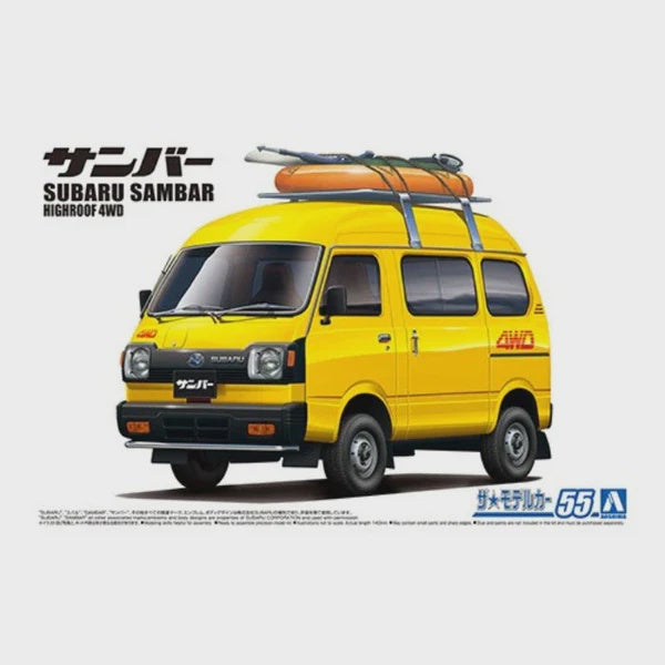 1/24 Subaru TT1 Sambar High-Roof 4WD 80