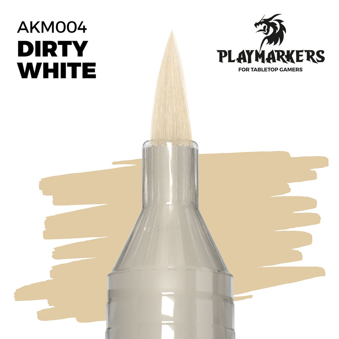 AK Interactive Playmarkers: Dirty White - Acrylic Paint Marker