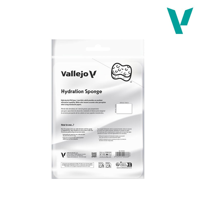 Vallejo - Wet Palette Hydration Sponge