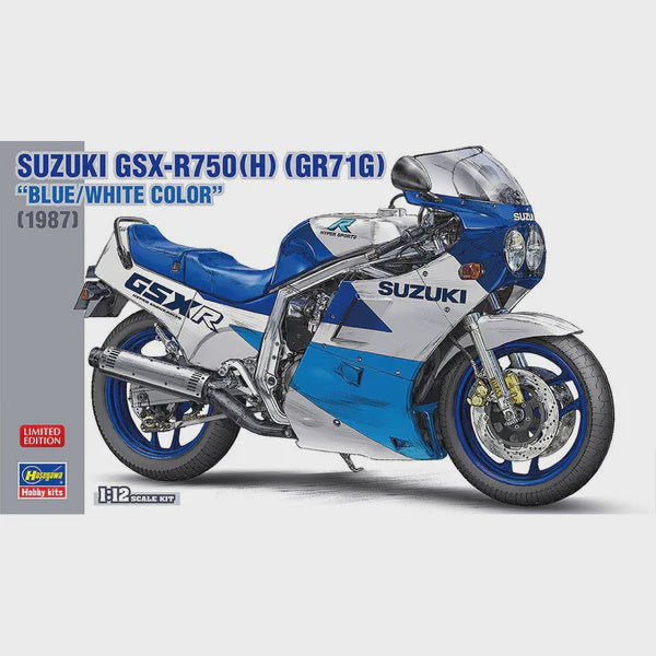 1/12 Suzuki GSX-R750 (H) (GR&1G) "Blue/white Colour"