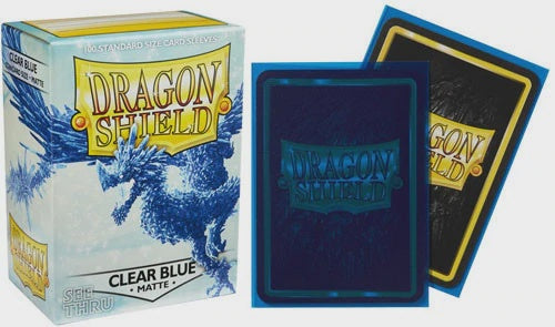 Dragon Shield - Box 100 - Clear Blue Matte