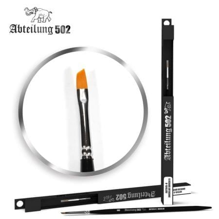 AK Interactive Abteilung 502 Deluxe Brushes - Angular Brush 6