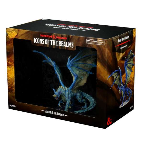 D&D Icons of the Realms Adult Blue Dragon Premium Figure