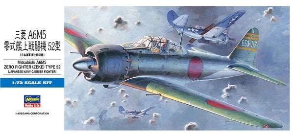 1/72 Mitsubishi A6M5 Zero Fighter (Zeke) Type 52