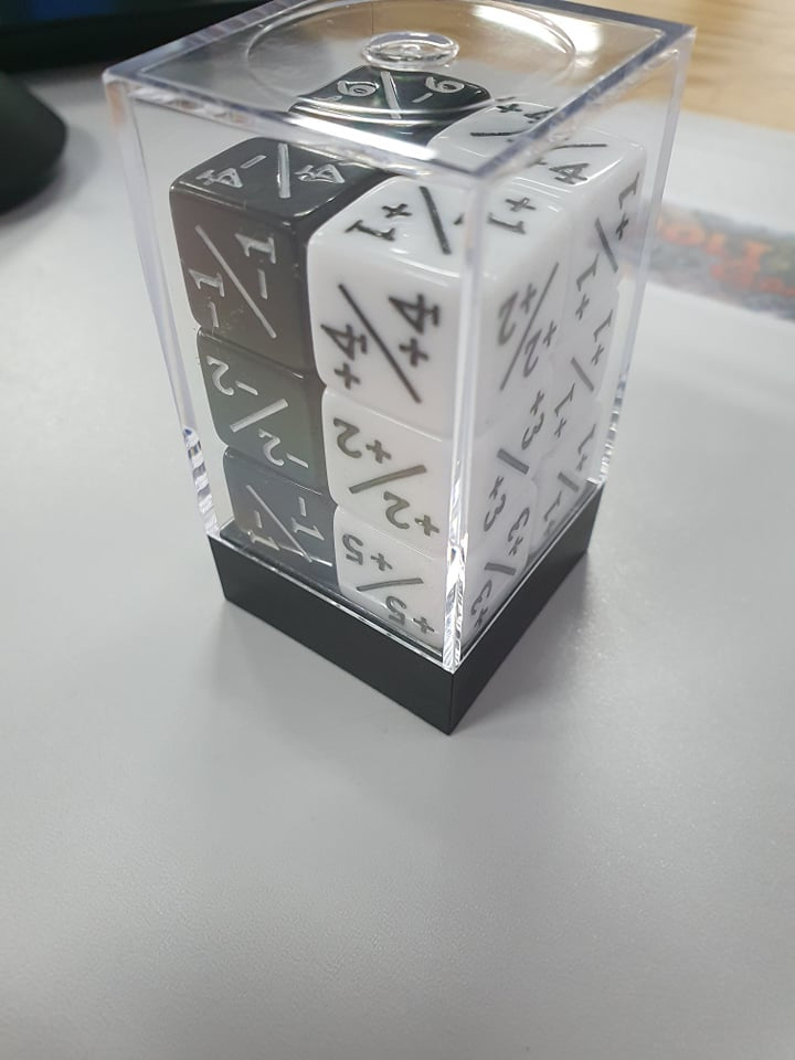 Dice counters B/W