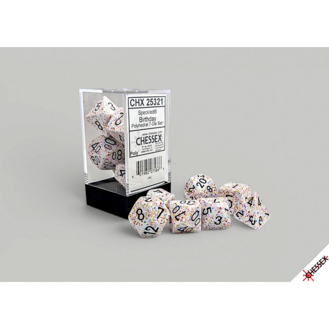 CHX 25321 Speckled Birthday Polyhedral 7-Dice Set