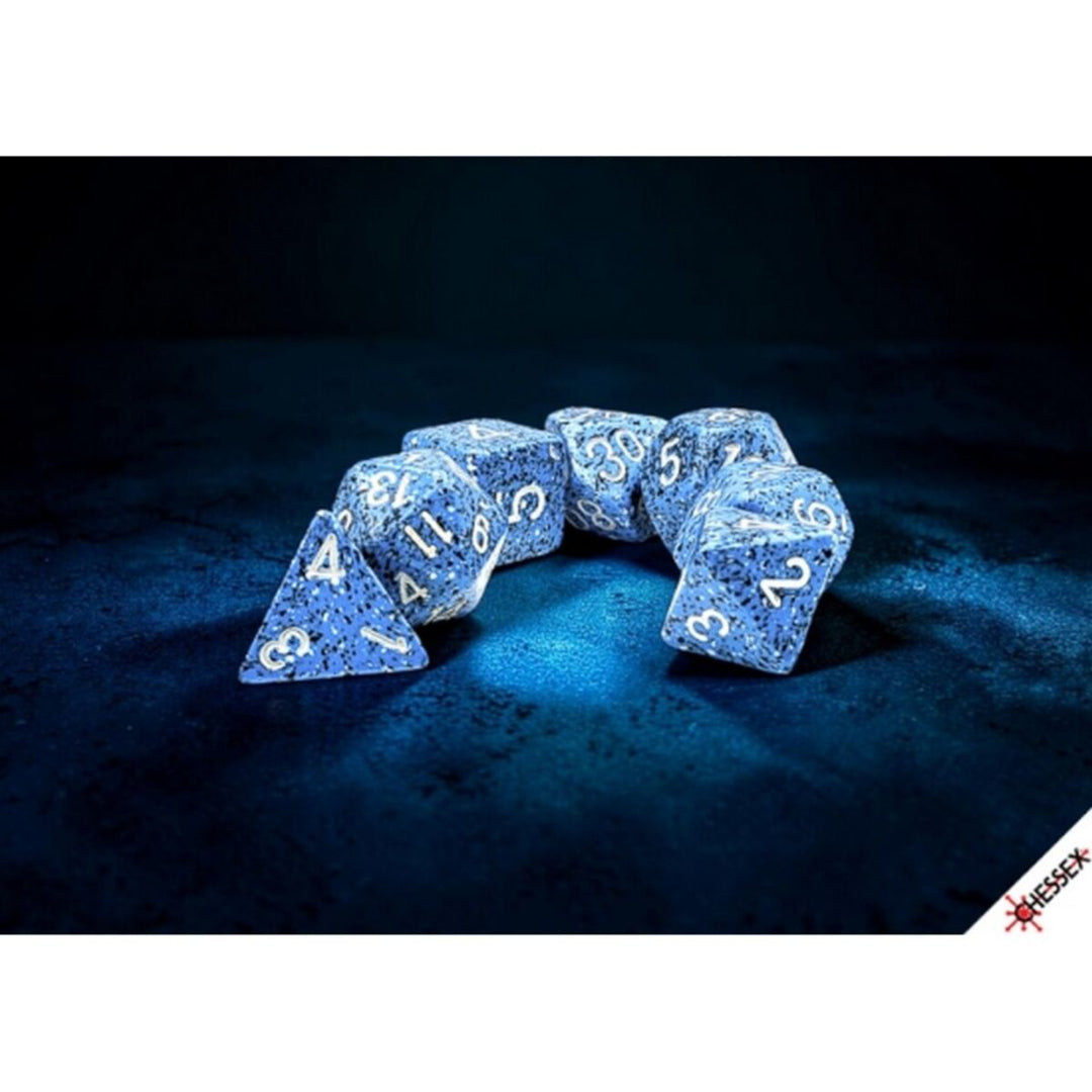 CHX 25376 Speckled Ocean Stone Polyhedral 7-Dice Set