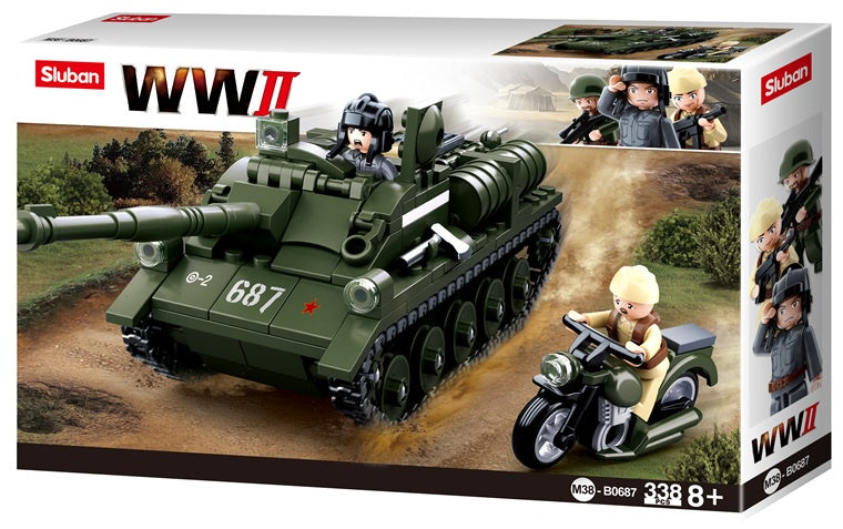 B0687 WW2 SU-85 TANK DESTROYER 338 PCS