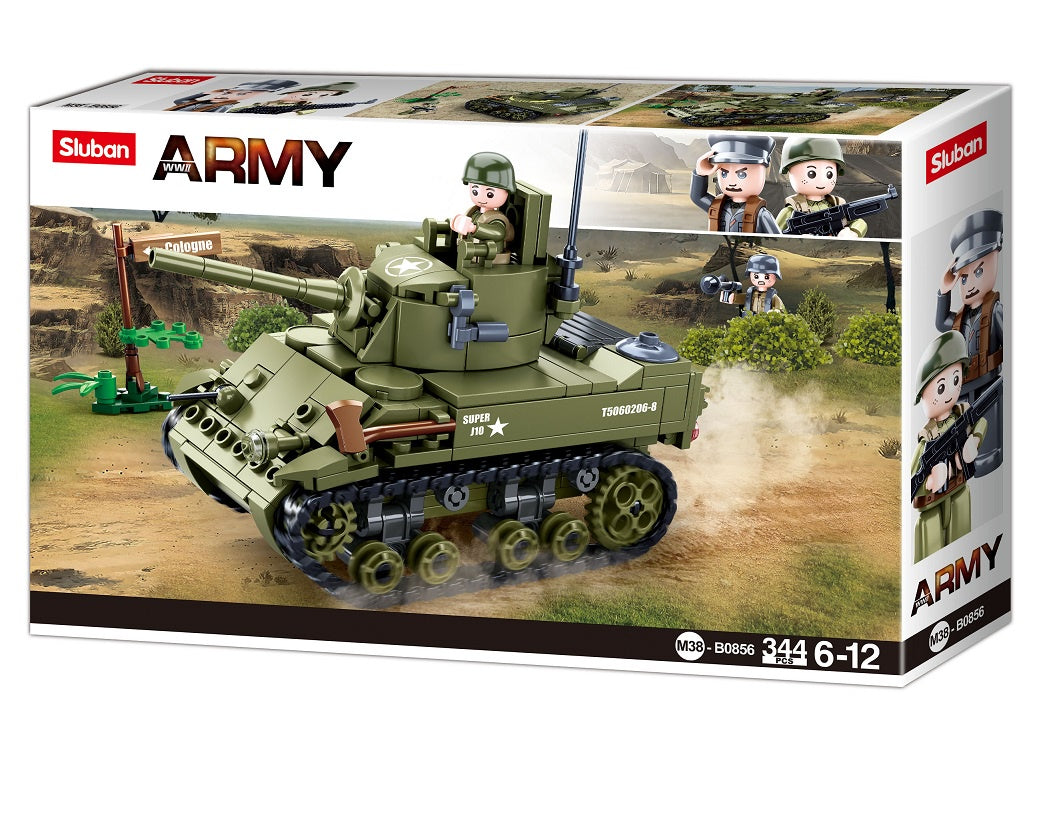B0856 WW2 M5 LIGHT TANK 344 PCS