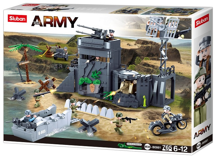 B0861 WW2 THE ATLANTIC WALL 765 PCS