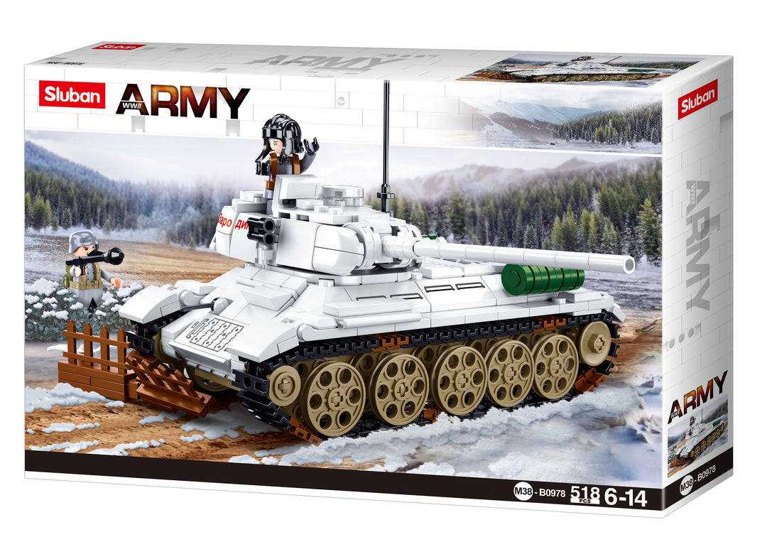 B0978 ARMY BATTLE OF BUDAPEST - T-34/35 MEDIUM HEAVY TANK