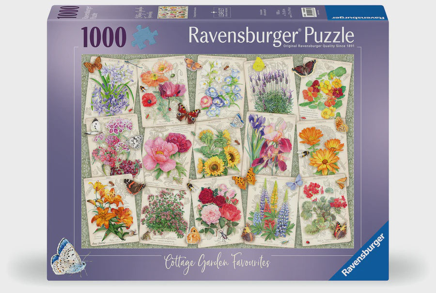 Ravensburger - Cottage Garden Favourites Puzzle 1000 Pieces