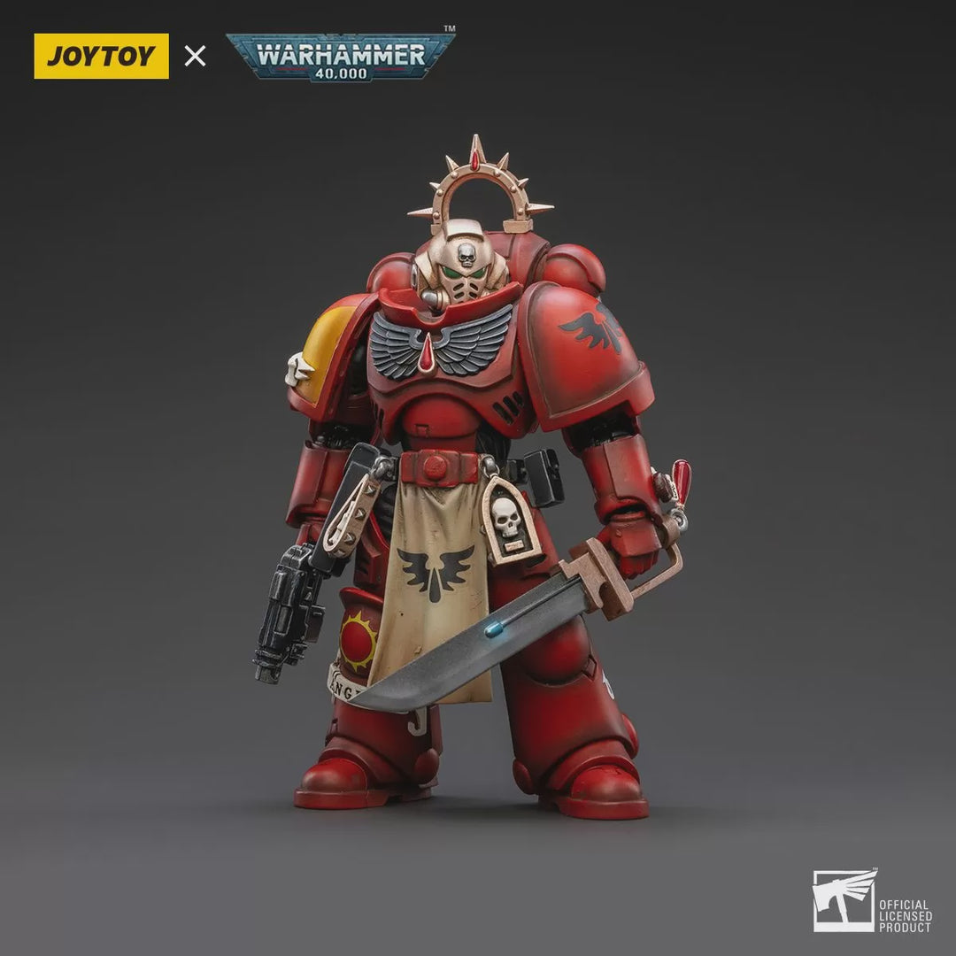 Space Marine Miniatures: 1/18 Scale Blood Angels Primaris Lieutenant Tolmeron