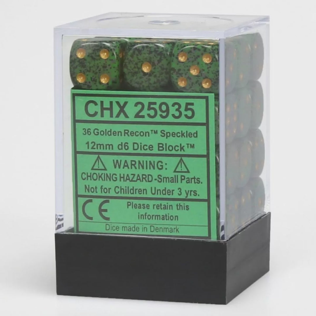 CHX 25935 12mm d6 Golden Recon Block (36)
