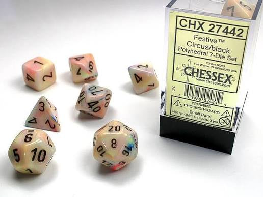 Chessex - Festive - Circus /Black