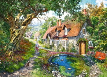 Ravensburger - Flower Hill Lane Puzzle 1000 Pieces