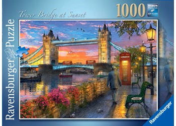Ravensburger - Tower Bridge at Sunset Puzzle 1000 Pieces