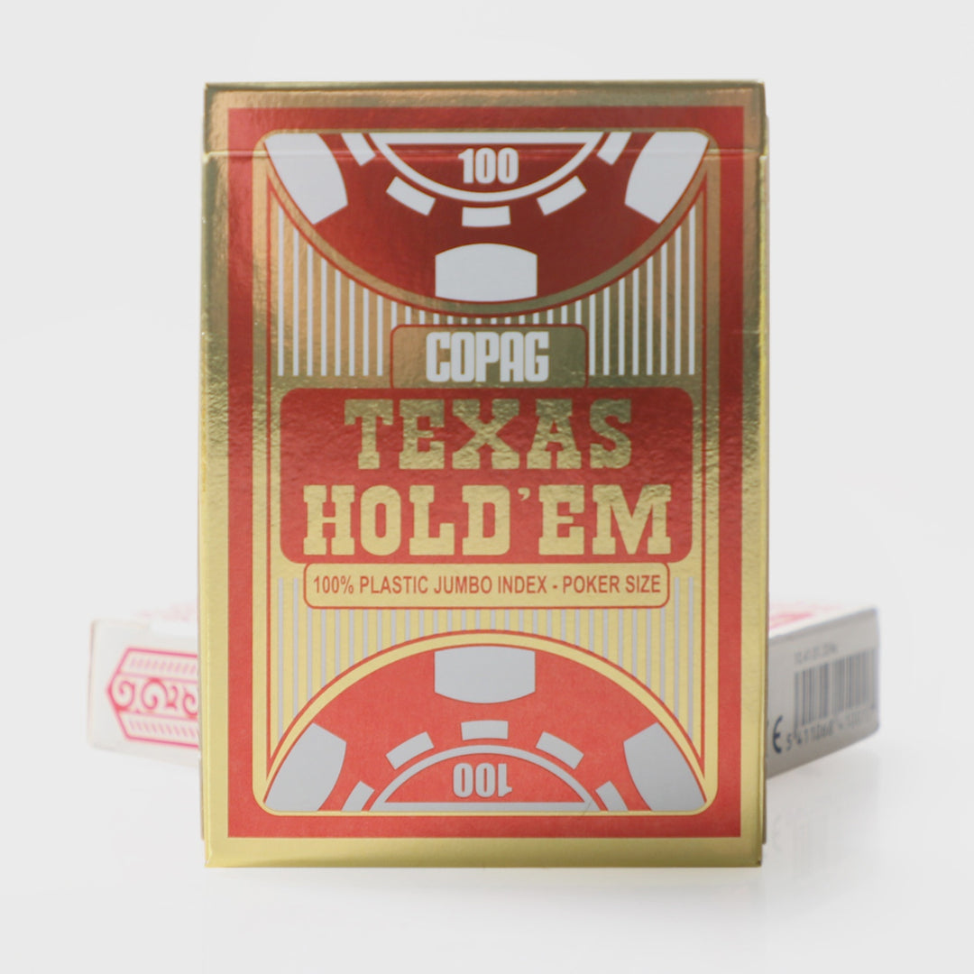 Copag Playing Cards - Texas Hold'em Red