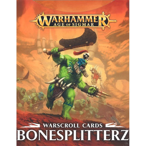 WARSCROLL CARDS: BONESPLITTERZ (ENG)