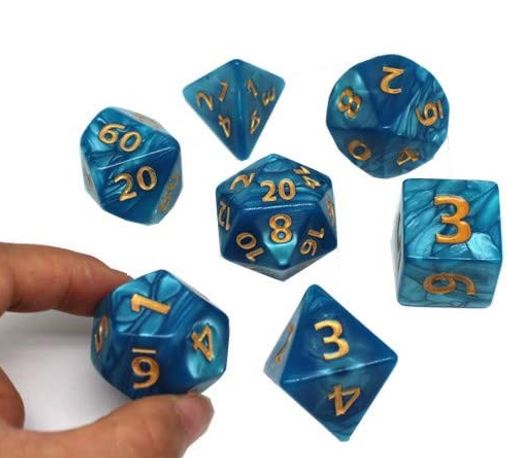 30mm RPG Dice Set Purple