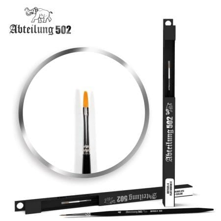 AK Interactive Abteilung 502 Deluxe Brushes - Flat Brush 4