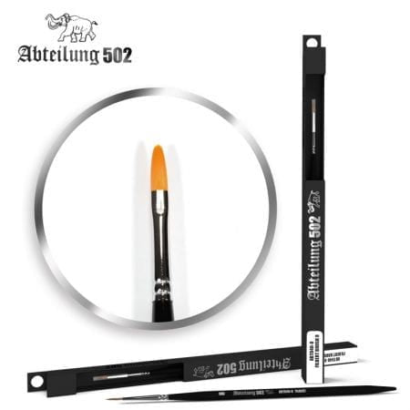 AK Interactive Abteilung 502 Deluxe Brushes - Filbert Brush 8