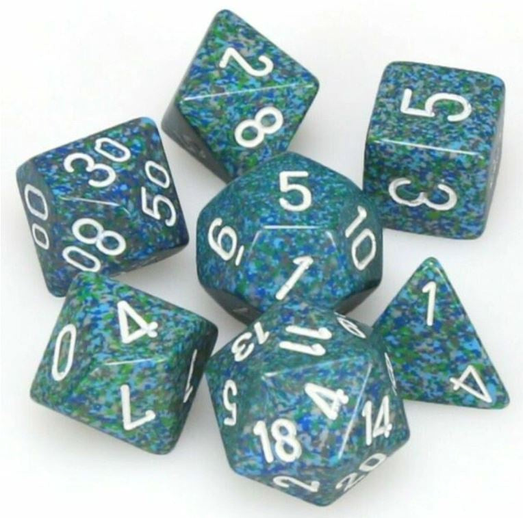 CHX 25316 Speckled Polyhedral Sea 7-Die Set