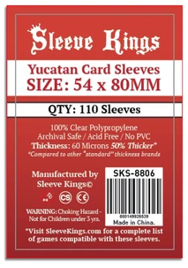 Sleeve Kings Board Game Yucatan (54mm x 80mm)