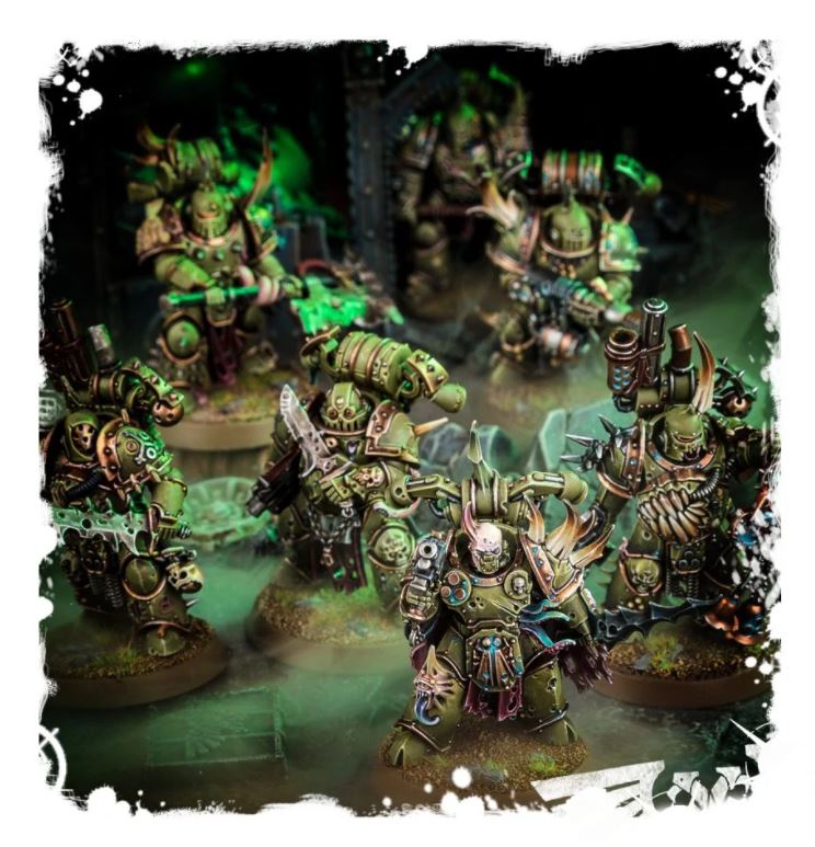 43-55 Warhammer 40k - DEATH GUARD - PLAGUE MARINES