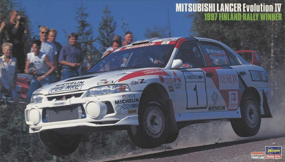1/24 MITSUBISHI LANCER Evolution IV 1997 FINLAND RALLY WINNER