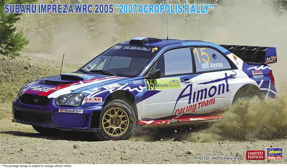 1/24 SUBARU IMPREZA WRC 2005 "2007 ACROPOLIS RALLY"