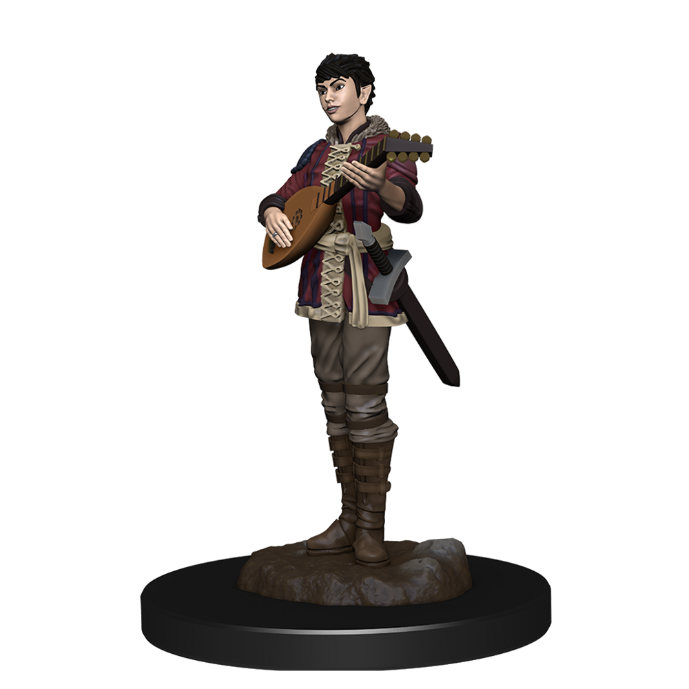 D&D Icons of the Realms Premium Painted Figures Half-Elf Bard Female
