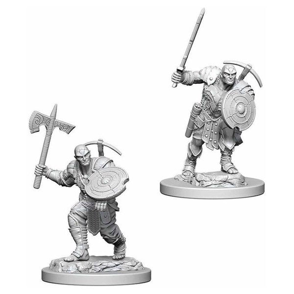 D&D Nolzura Minis - Earth Genasi Male Fighter
