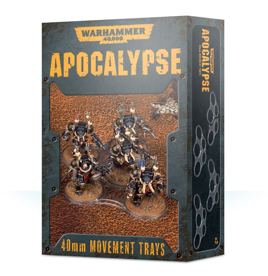 Warhammer 40k -  65-22 WH40K: Apocalypse Movement Trays(40mm)