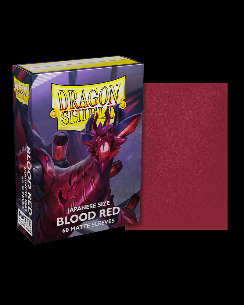 Sleeves - Dragon Shield - Box 100 - Blood Red Matte