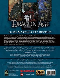 Dragon Age RPG Game Masters Kit