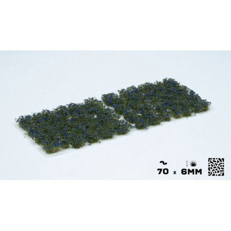 Gamer's Grass Blue Flowers