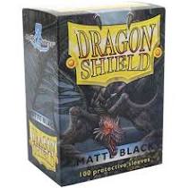 Load image into Gallery viewer, Sleeves - Dragon Shield - Box 100 - Black MATTE
