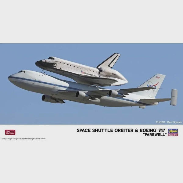 1/200 SPACE SHUTTLE ORBITER & BOEING 747 