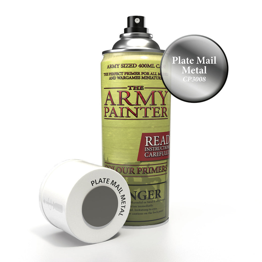 Army Painter -Colour Primer - Plate Mail Metal
